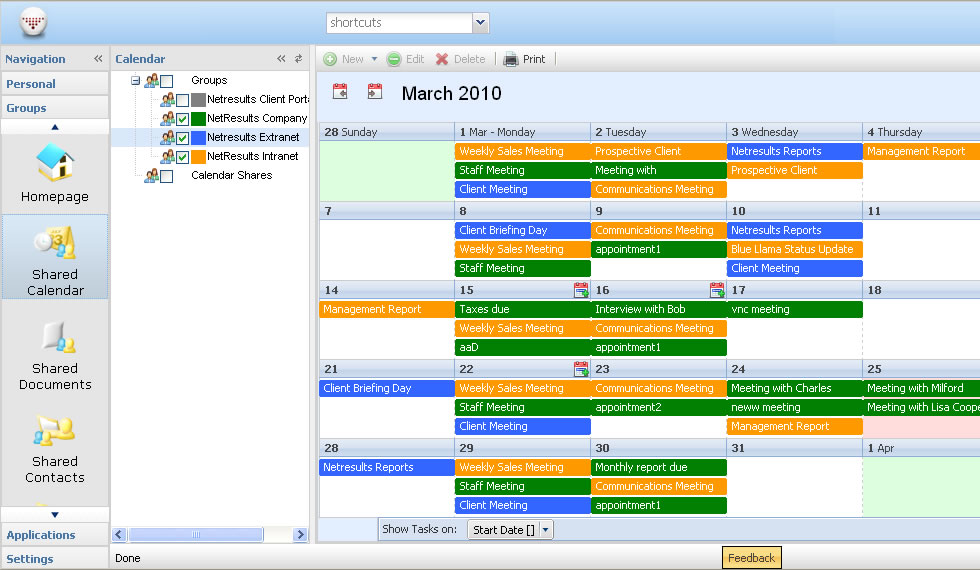Calendar scheduling program for a mac